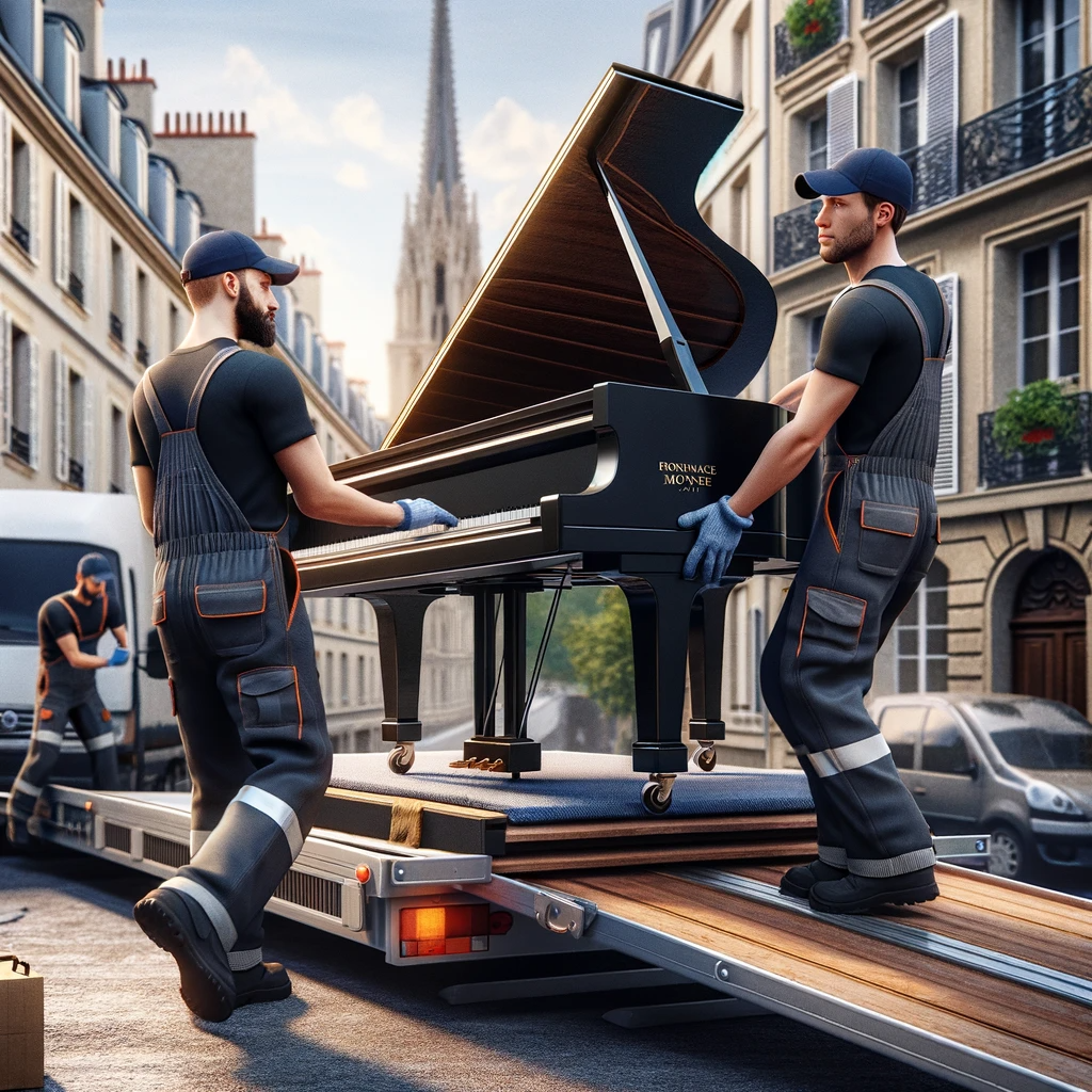 Déménagement piano en ville